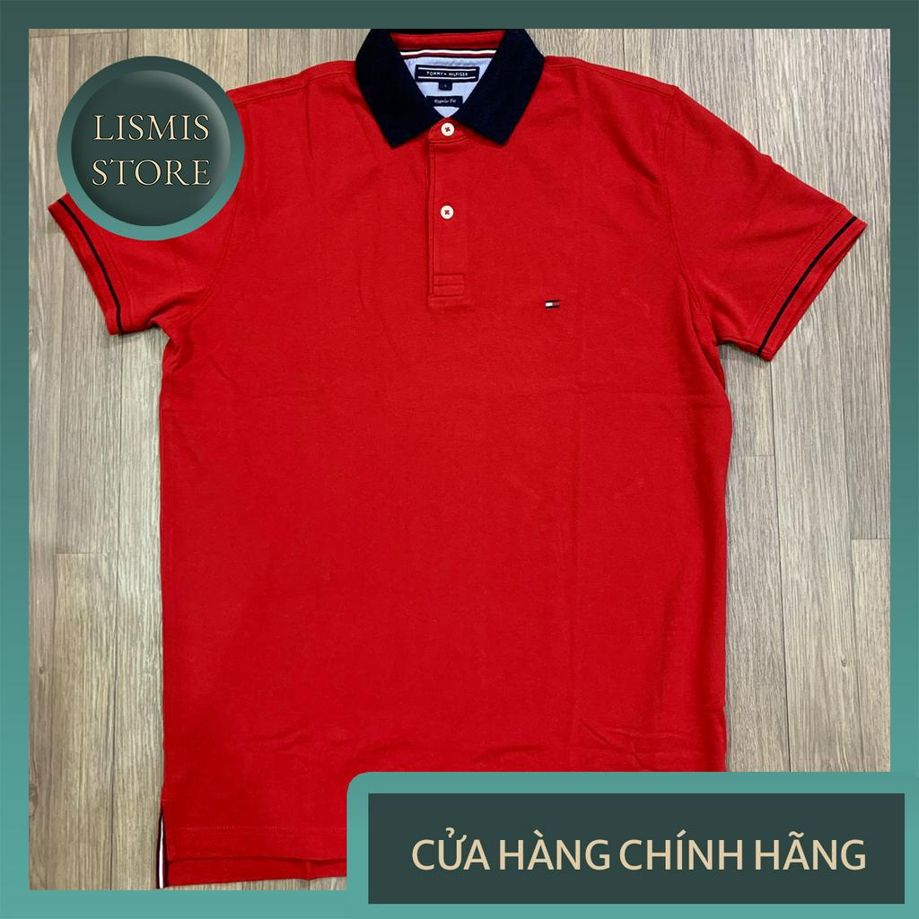 Áo Polo Tommy chính hãng, áo polo nam 100% cotton co dãn, thấm hút tốt, thoáng mát, thoải mái