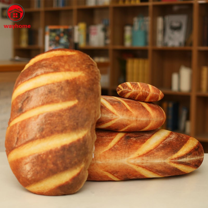 Gối mềm hình bánh mì 3D độc đáo dành cho bé