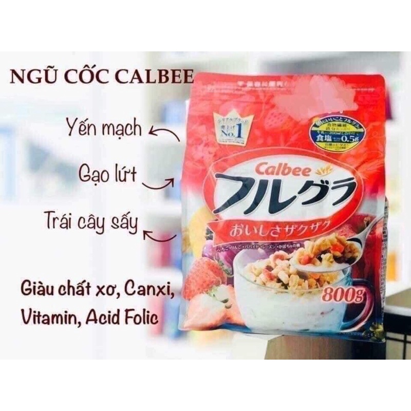 Ngũ Cốc Calbee 800g