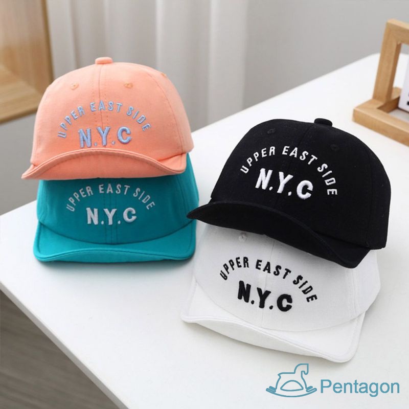 Mũ Lưỡi Trai Thêu Chữ Chống Nắng Dành Cho Bé Trai Và Bé Gái