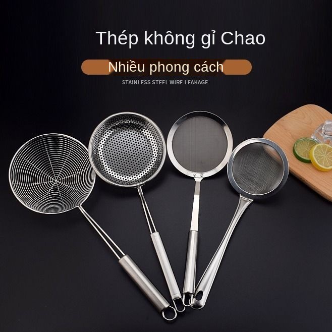 chao inox 304 lưới lọc sữa đậu nành bếp gia dụng siêu đặc, ép nước trái cây, cặn, rò rỉ lẩu