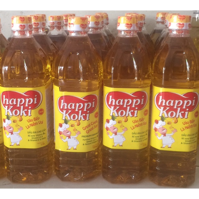 DẦU ĂN HAPPI KOKI 1 LÍT