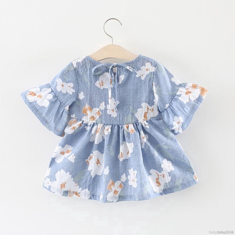 Đầm hoa thời trang cho bé gái