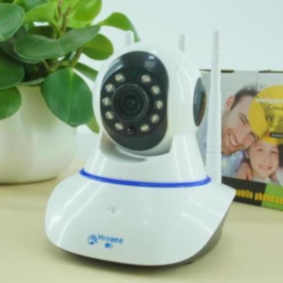 Camera giám sát yoosee wifi 3 râu 2.0 - Camer wifi có  hỗ trợ tiếng việt,  Kèm thẻ nhớ JVJ  PRO chuyên dụng cho camera