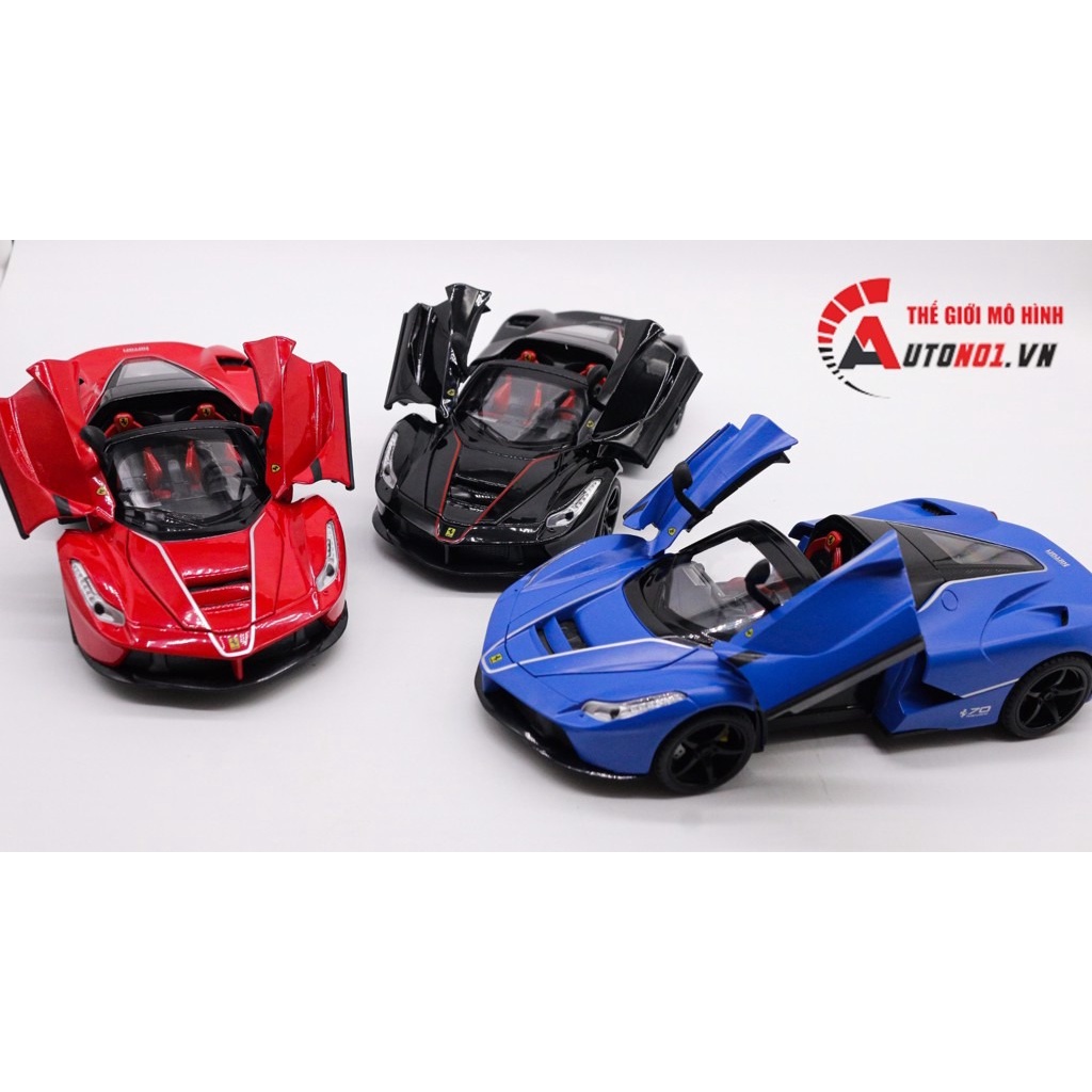 MÔ HÌNH XE FERRARI LAFERRARI APERTA CÁC MÀU 1:22 JIAYE MODEL