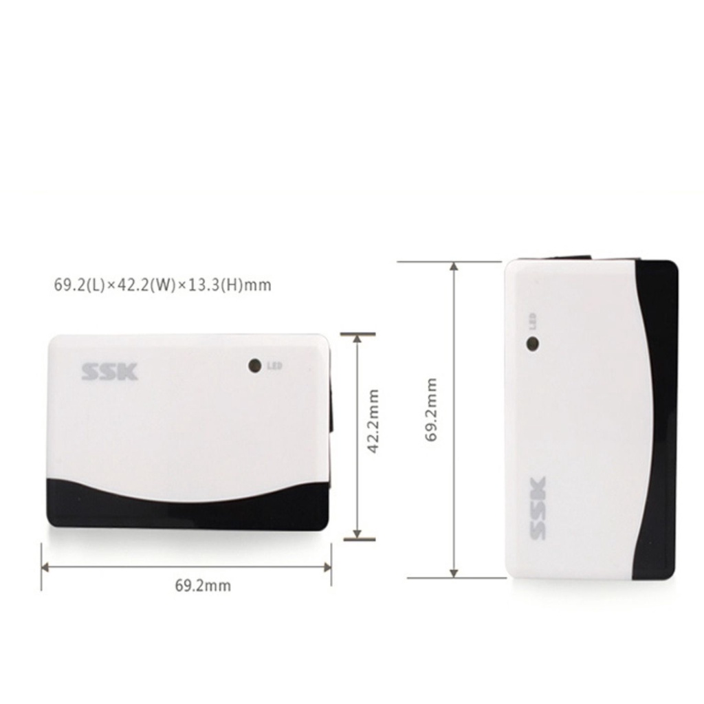 Đầu Đọc Thẻ Nhớ Đa Năng SSK SCRM057 USB3.0