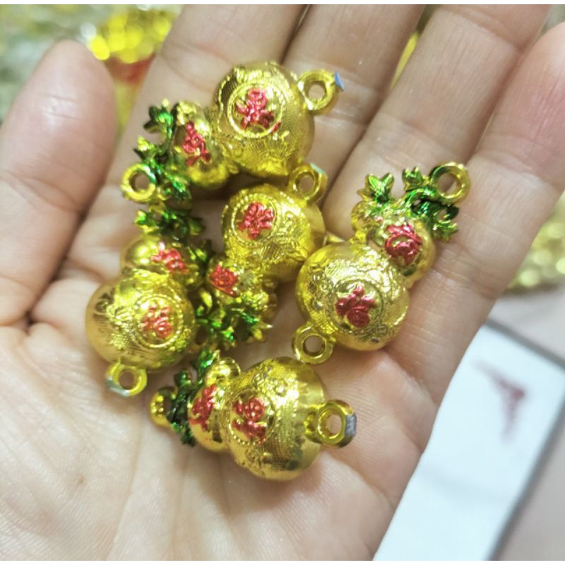 Phụ kiện quả nhựa treo làm cây tài lộc, cây cành vàng lá ngọc trưng ngày tết