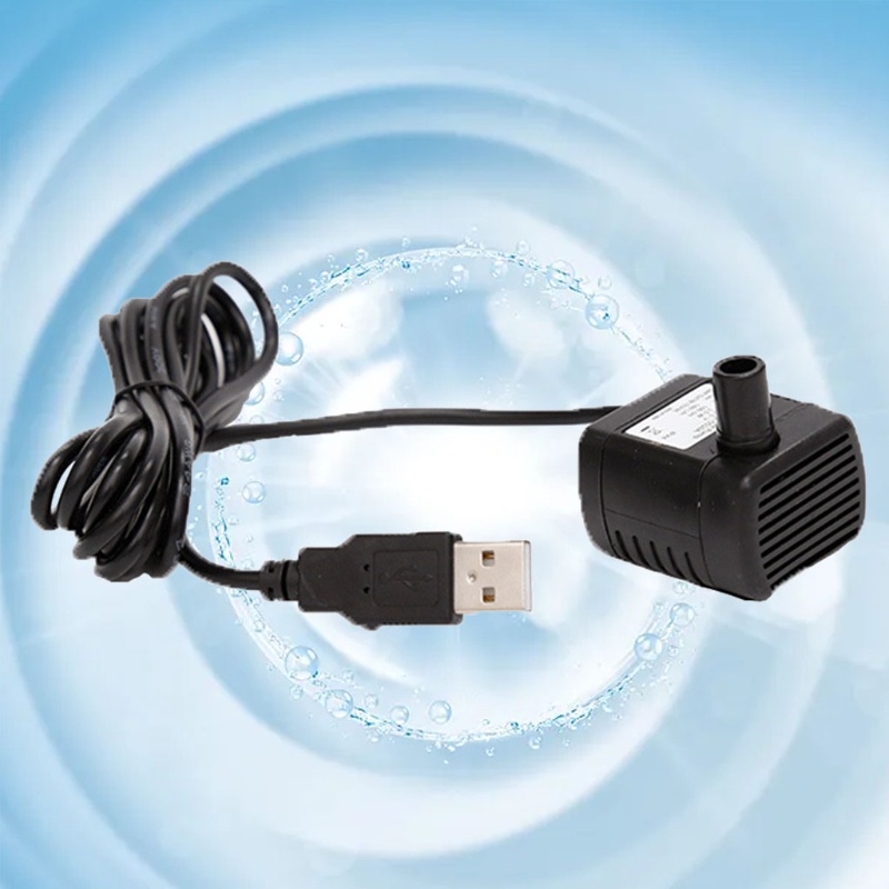 Máy bơm chìm không chổi than chống nước mini DC 3.5V-9V 3W 200L/H