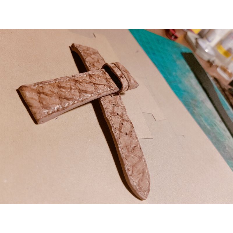 Dây đồng hồ handmade da cá chép