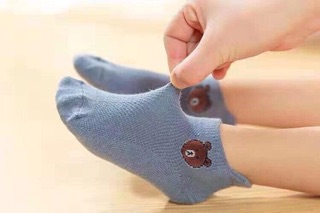 Sét 5 đôi tất lưới gấu cho bé