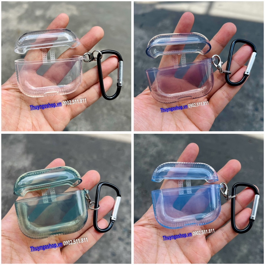 Case Silicon dẻo màu trong tai nghe Airpods 1/2 - Airpods 3 - Airpods Pro - Airpods Pro 2