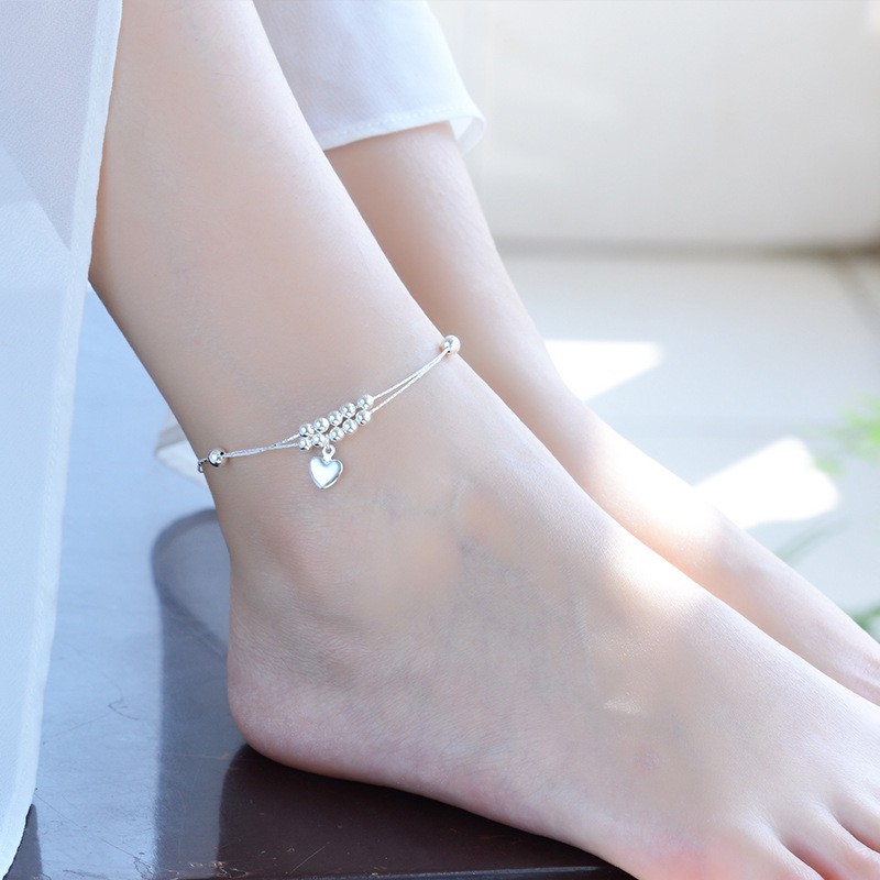 18 style S925 silver anklets ladies accessories Korean jewelry fashion anklet gelang kaki silver