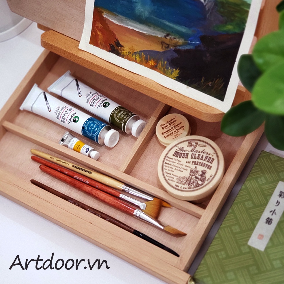[ARTDOOR] Giá vẽ để bàn ART SECRET Folding Easel kèm khay pha (SWE110)