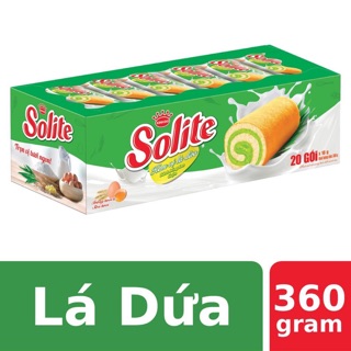 Bánh bông lan cuộn Solite 360g