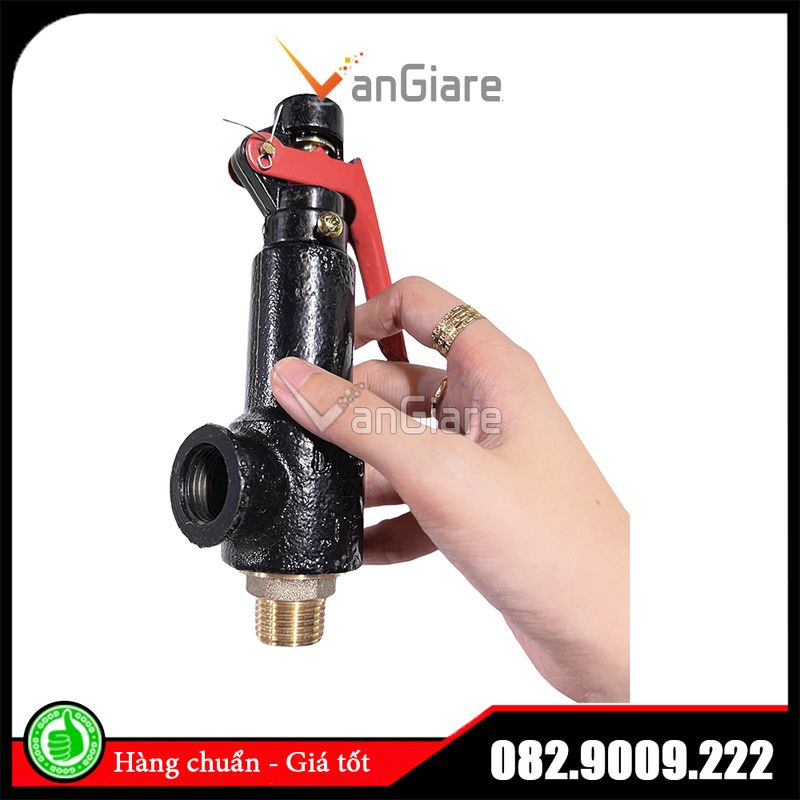 Van an toàn nồi hơi, nồi áp suất, gang ren 21 27 34 van an toàn nồi áp suất, van xả áp lò hơi