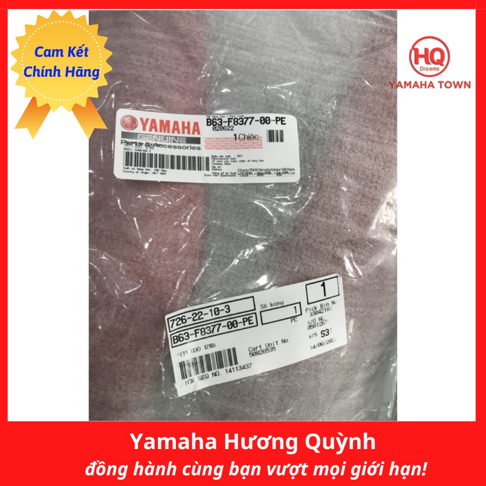 Yếm (đỏ 1218) bên phải chính hãng Yamaha dùng cho xe NVX - Yamaha town Hương Quỳnh