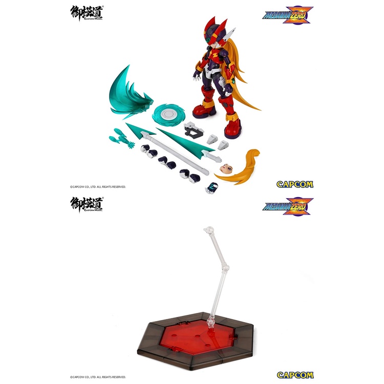 Mô hình lắp ráp CAPCOM Megaman ZERO + Rockman X copy  Royal Model