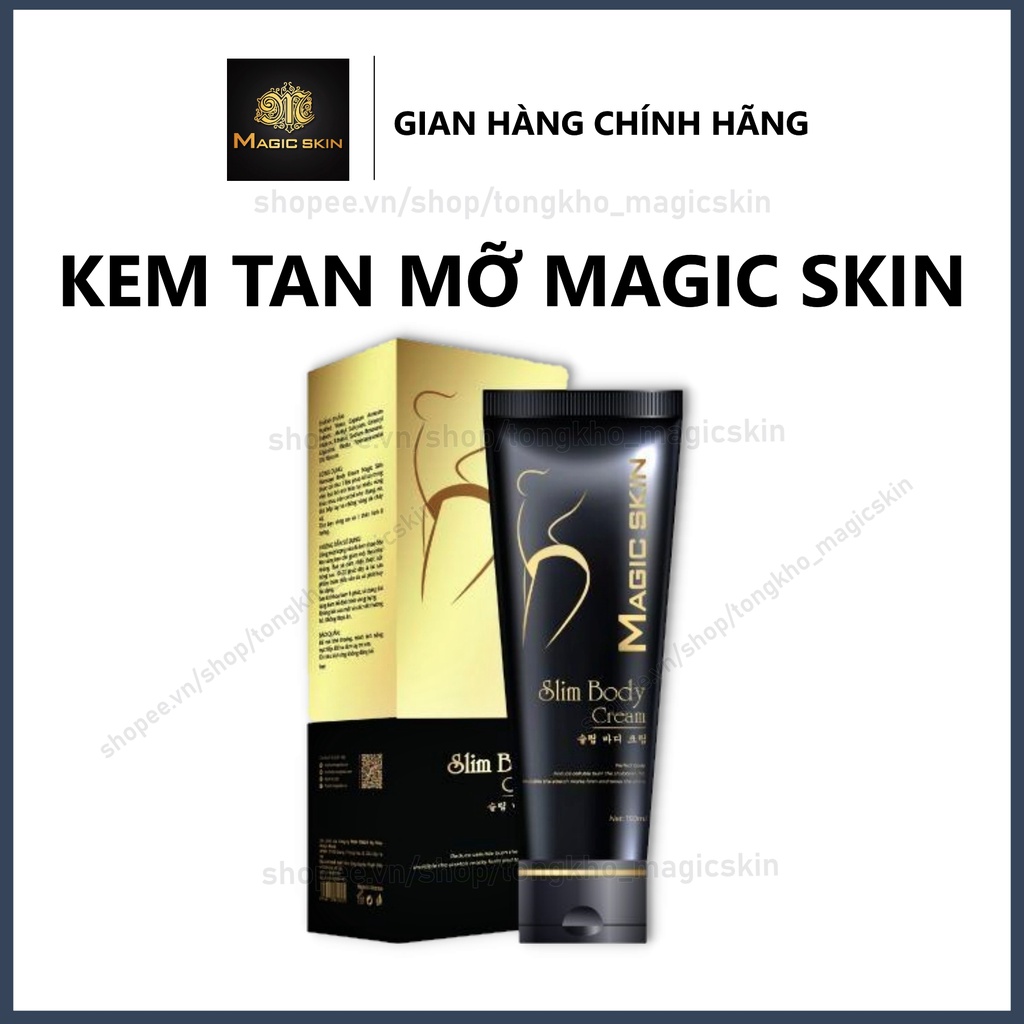 KEM TAN MỠ Slim Body Cream Magic Skin 👍 Gừng Quế ✔ CHÍNH HÃNG