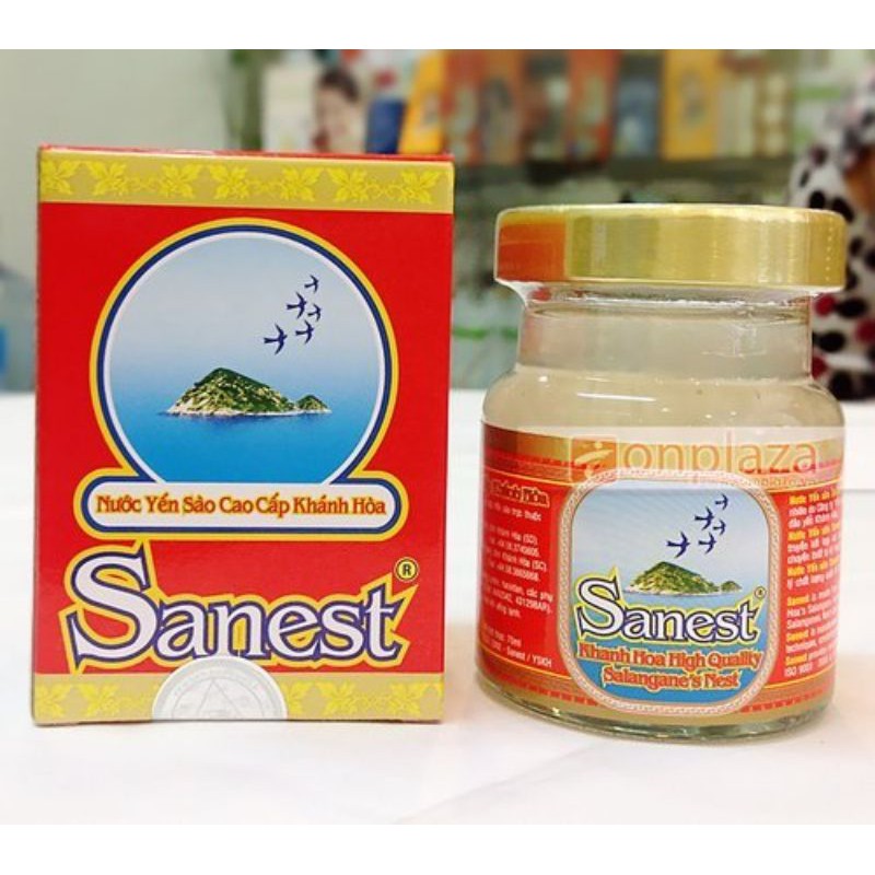 Nước Yến Sào Cao Cấp Khánh Hòa Sanest Có Đường 70ml
