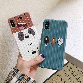 Ốp lưng in hình gấu đáng yêu nhiều mẫu mã cho điện thoại iPhone 11 Pro Max 6 6s 7 8 Plus X XR XS Max