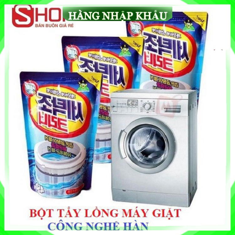 [Loại 1 - Cao Cấp] Bột tẩy vệ sinh lồng máy giặt Hàn Quốc sản xuất theo công nghệ Nhật Bản cho quần áo sạch sẽ