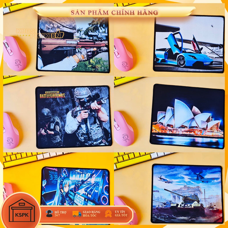 Tấm lót chuột tròn / vuông - mouse pad siêu cute