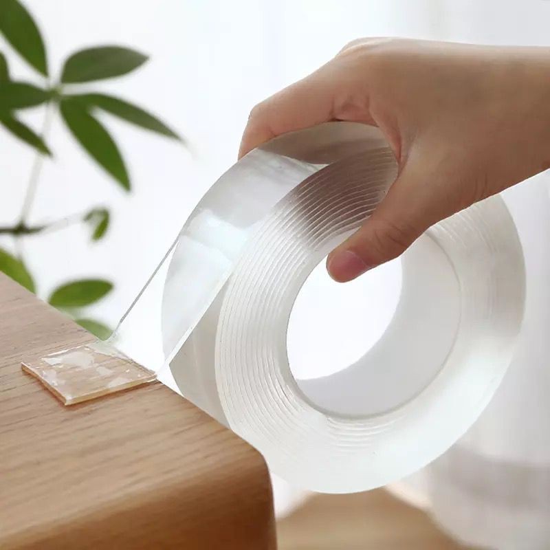 Cuộn Băng Dính 2 Mặt Trong Suốt Đa Năng Công Nghệ Nano Nhật