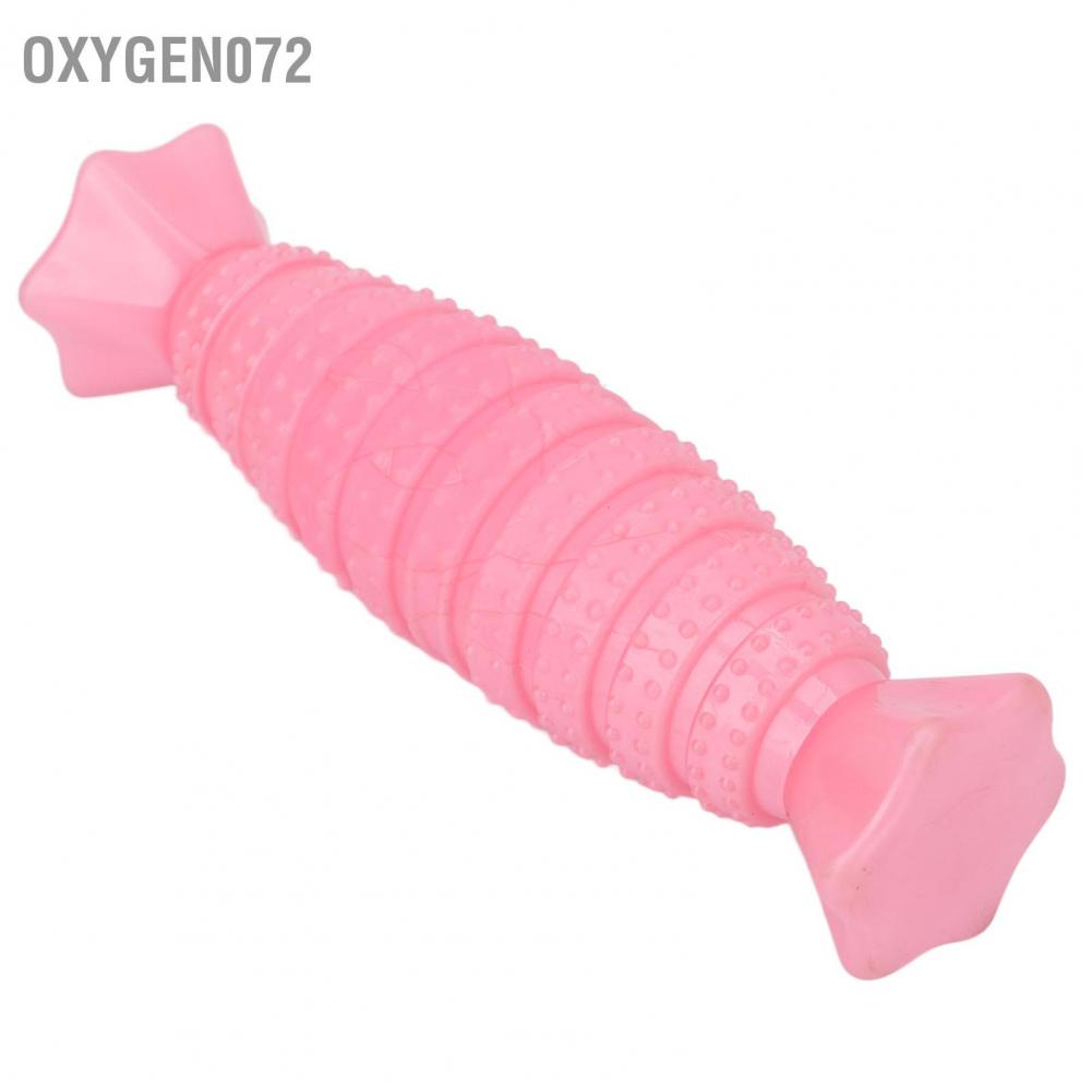 Oxygen072 Dog Chew Toy Candy Shape Teeth Grinding Bite Resistant Pet Teething for Small Medium Large Dogs