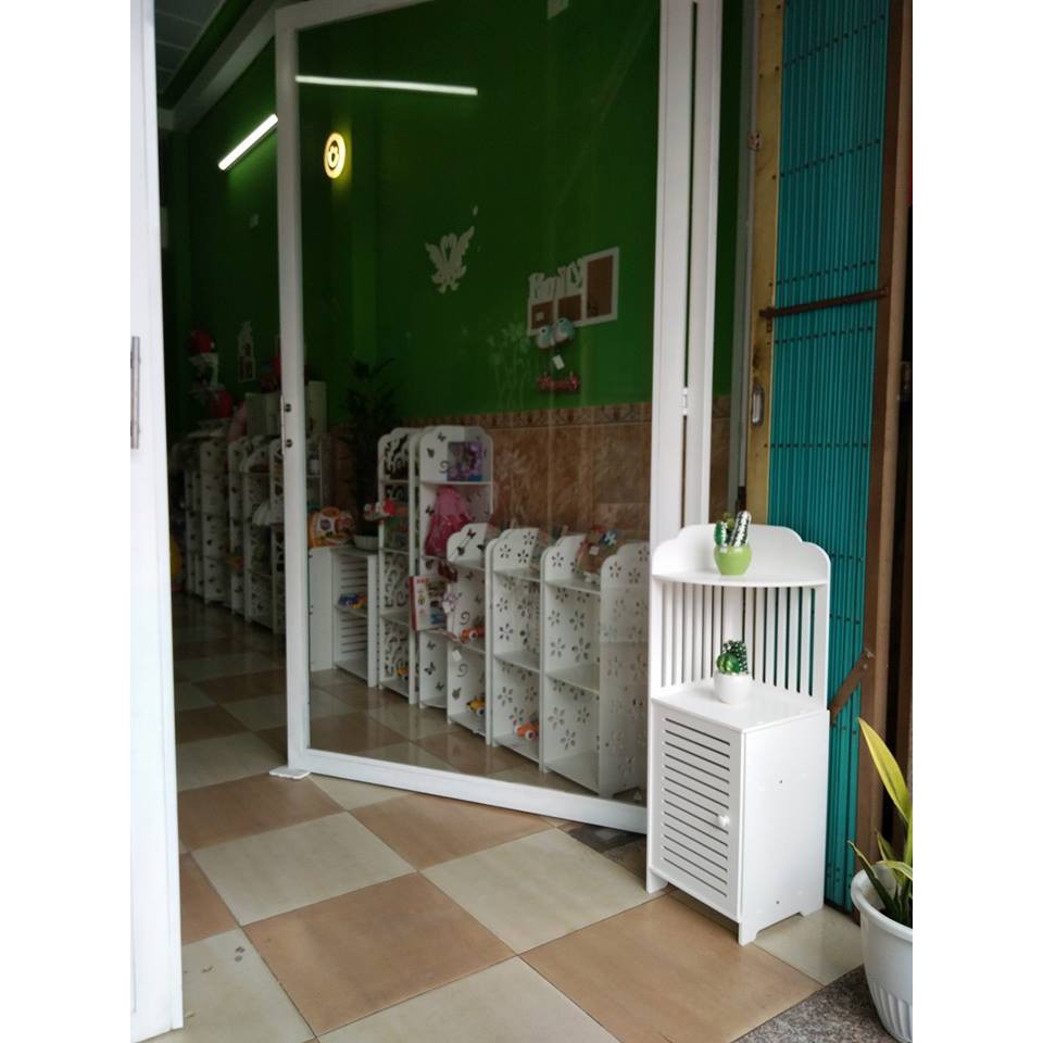 Tủ góc nhà xinh 2 tầng thông minh hiện đại chống nước chính hãng IGA- IG123