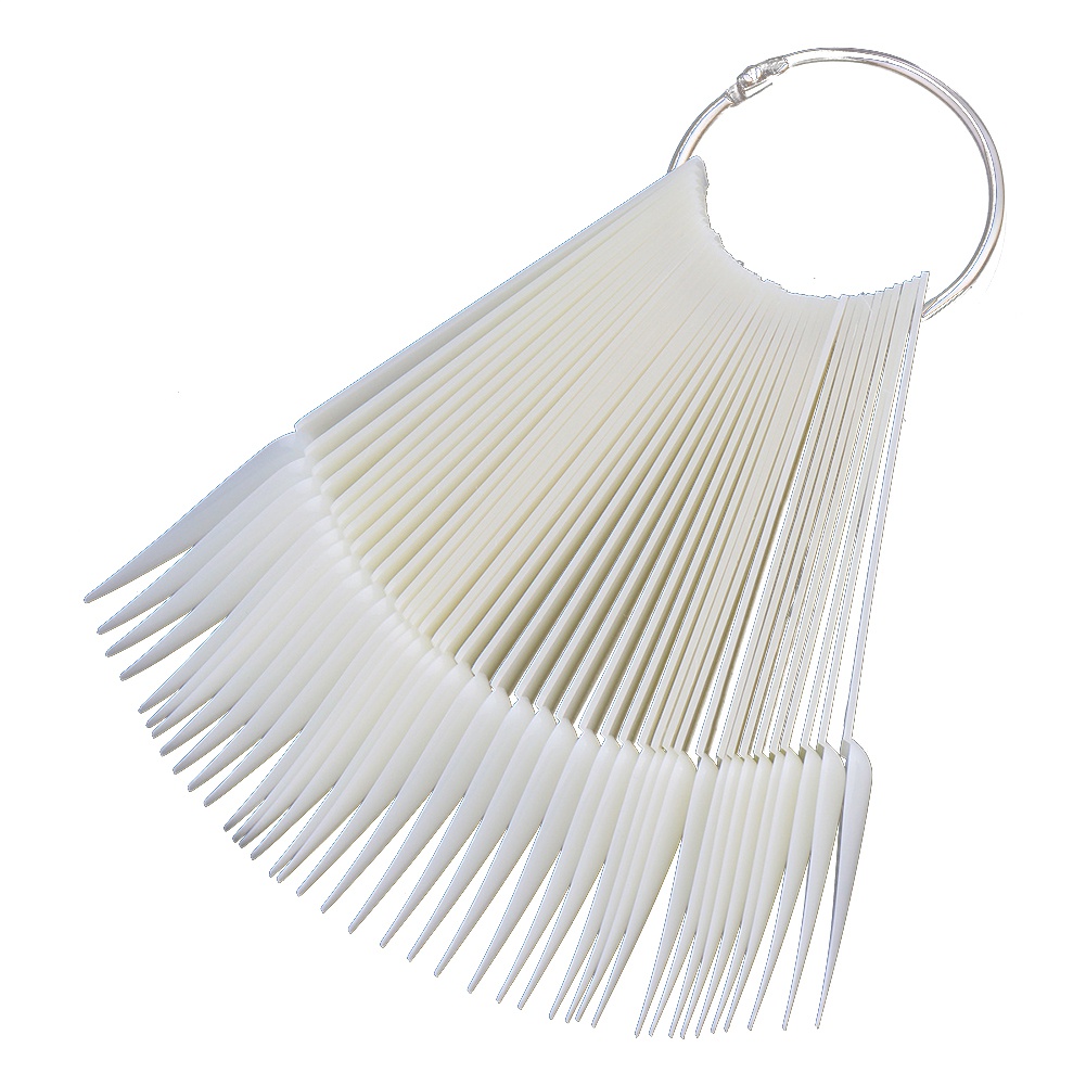 Set 40 Thẻ Móng Tay Giả Trưng Bày Mẫu Hình Quạt