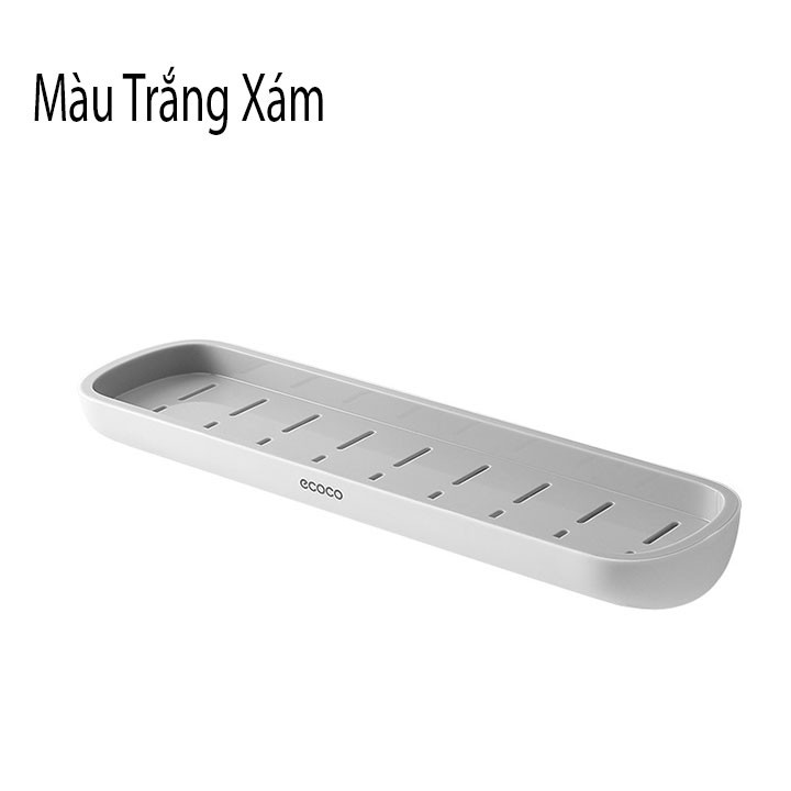 Kệ Để Xà Bông Chai Dầu Gội, Nước Xả Dán Tường Ecoco E1923 Trong Phòng Tắm - Khay Nhà Bếp Để Đồ Tiện Lợi - Kệ Gia Vị