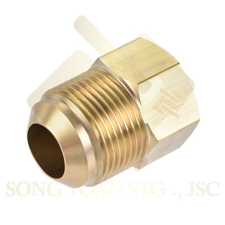 Thân Rời Ren Trong Côn Lồi Hàn Ống Cho Điện Lạnh Khí Nén Brass Flare Female Connector Rắc Co Thẳng Npt Hàn Ống Đồng