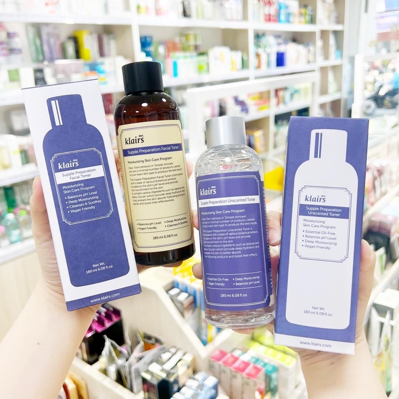 Nước hoa hồng Klairs Supple Preparation Facial Toner Hàn Quốc