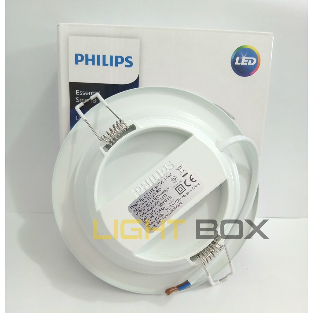 Âm trần Philips 7w tròn DN027B G2 Lỗ cắt phi 100