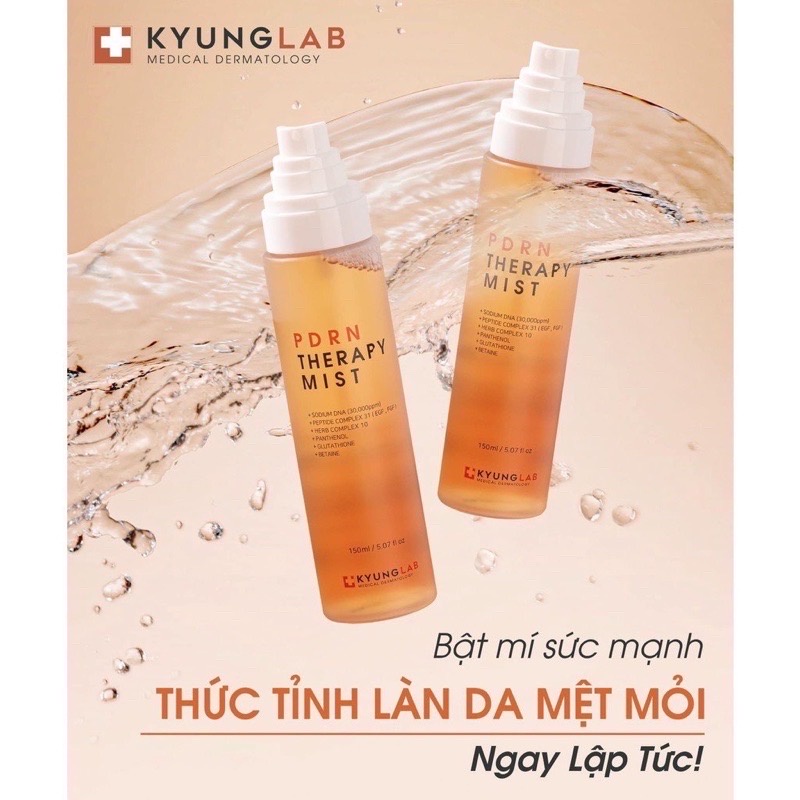 Xịt khoáng dưỡng ẩm KYUNG LAB PDRN THERAPY MIST 150ml chính hãng Hàn Quốc