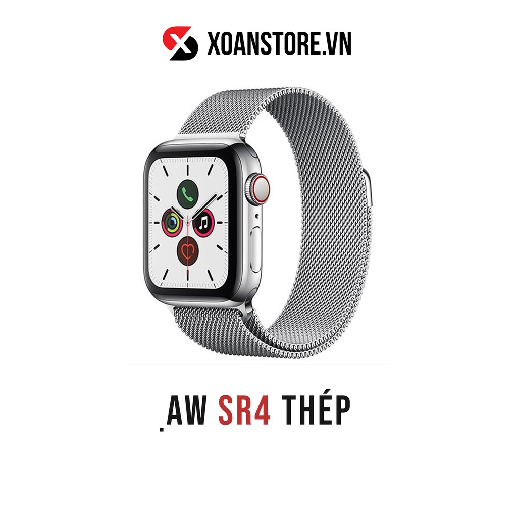 ĐỒNG HỒ APPLE WATCH SERIES 4 THÉP 40mm và 44mm mới 99% bảo hành 12 tháng LỖI LÀ ĐỔI tại Xoăn Store