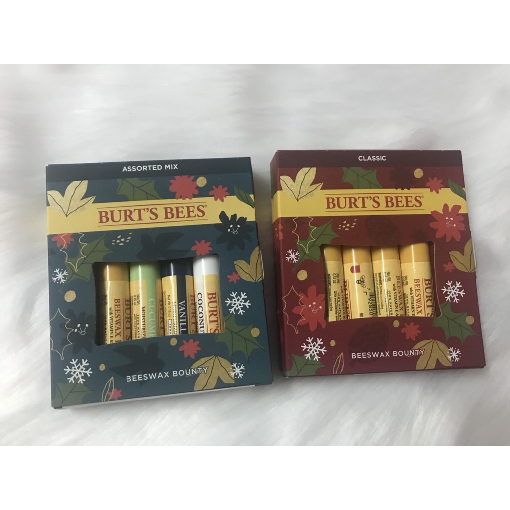 Son dưỡng môi thiên nhiên Burt’s Bees không màu dưỡng ẩm lâu và không thâm môi - Natural Lip Balm Burts Bee