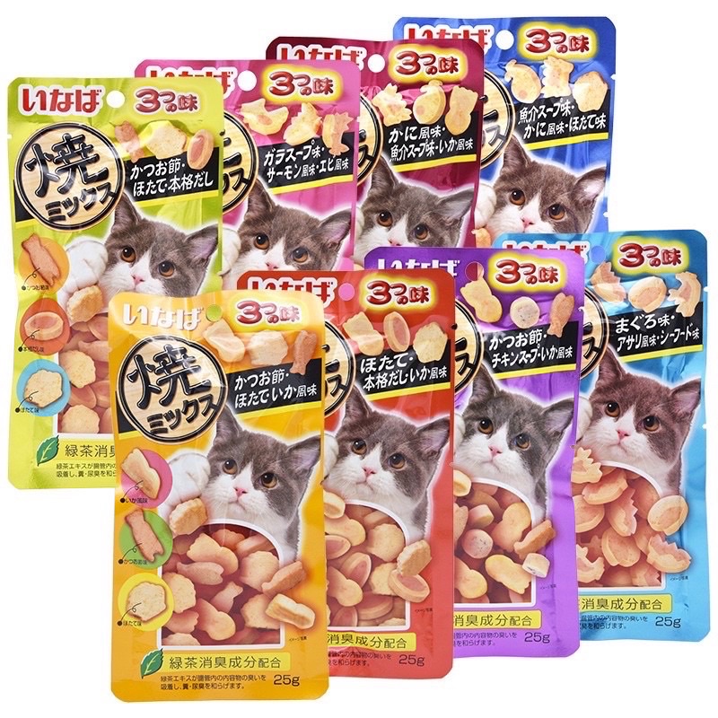 Bánh cá INABA cho mèo 30g ( snack mềm)