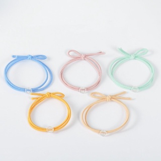 (Handmade) Dây Buộc Tóc Có Đế Silicon Đính Hoạ Tiết