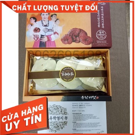 NẤM LINH CHI VÀNG NHẠT HÀN QUỐC HỘP CÔ GÁI 1KG