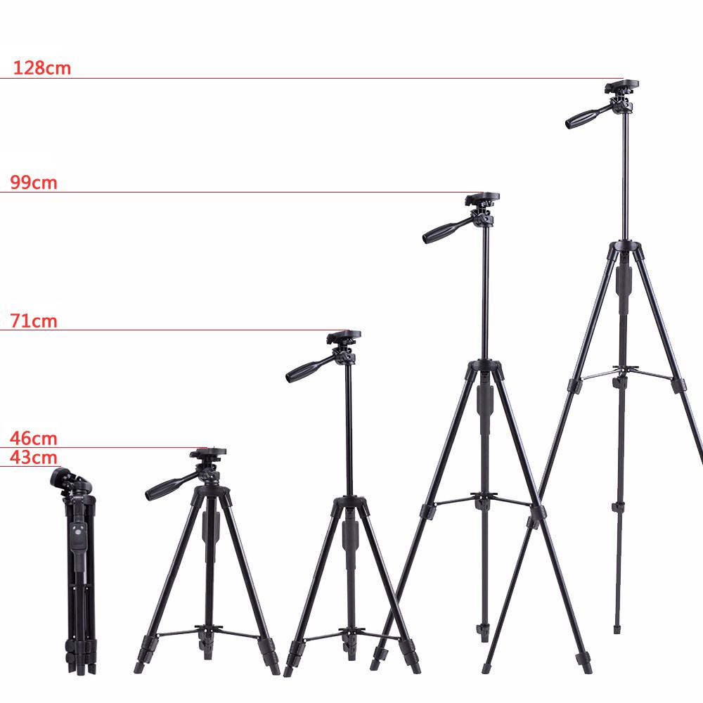 Chân Máy Ảnh Điện thoại, Chân Đế Kiểu Mới Tripod TTX 6218  Tặng kèm remote và túi đựng tiện lợi