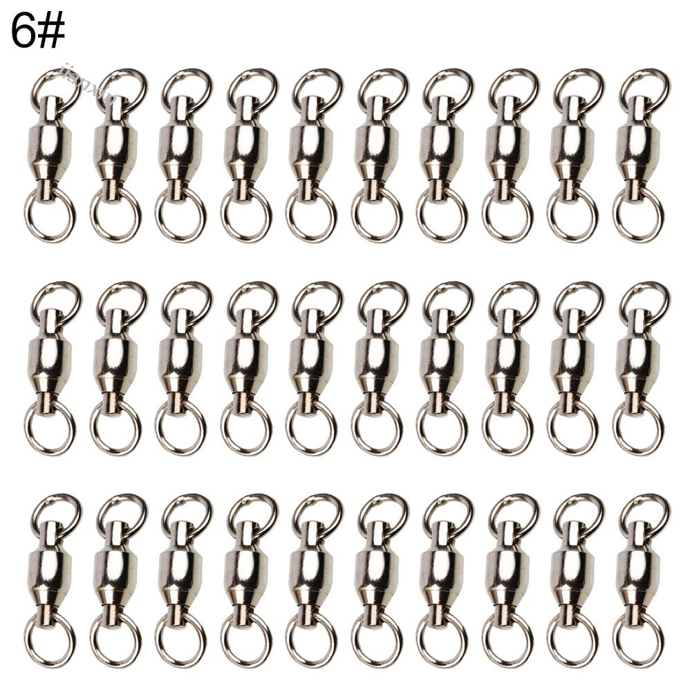 Set 30 Khuyên Nối Câu Cá Bằng Thép Không Gỉ