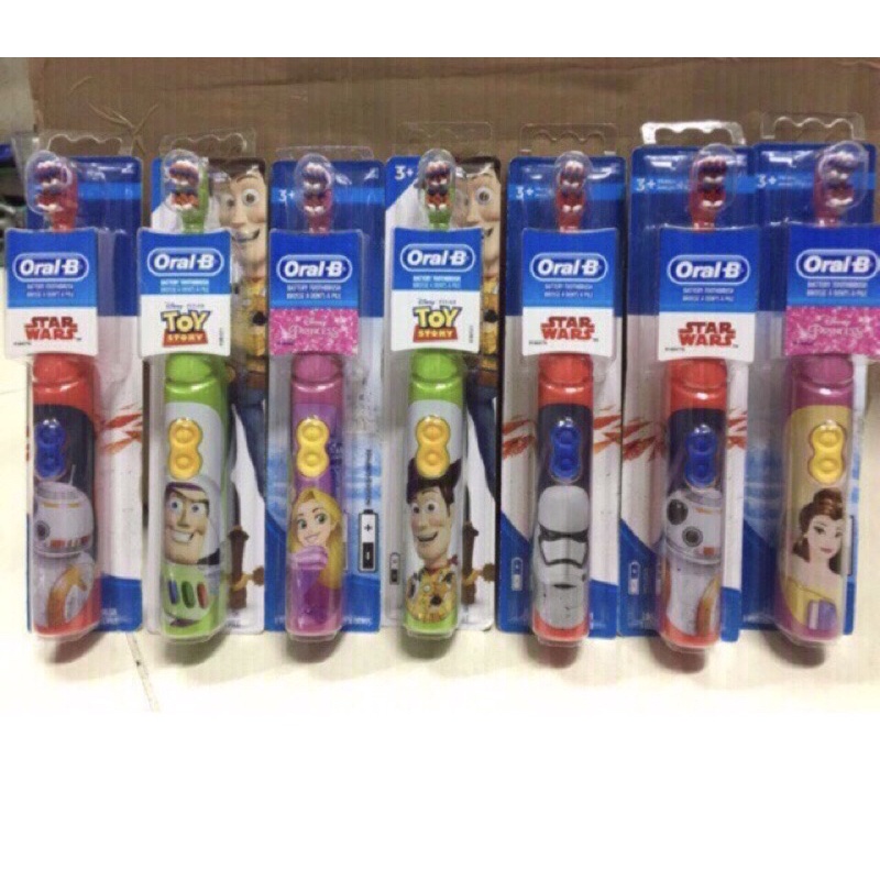 Bàn Chải  Đánh Răng Chạy Pin Cho Bé Oral B Disney