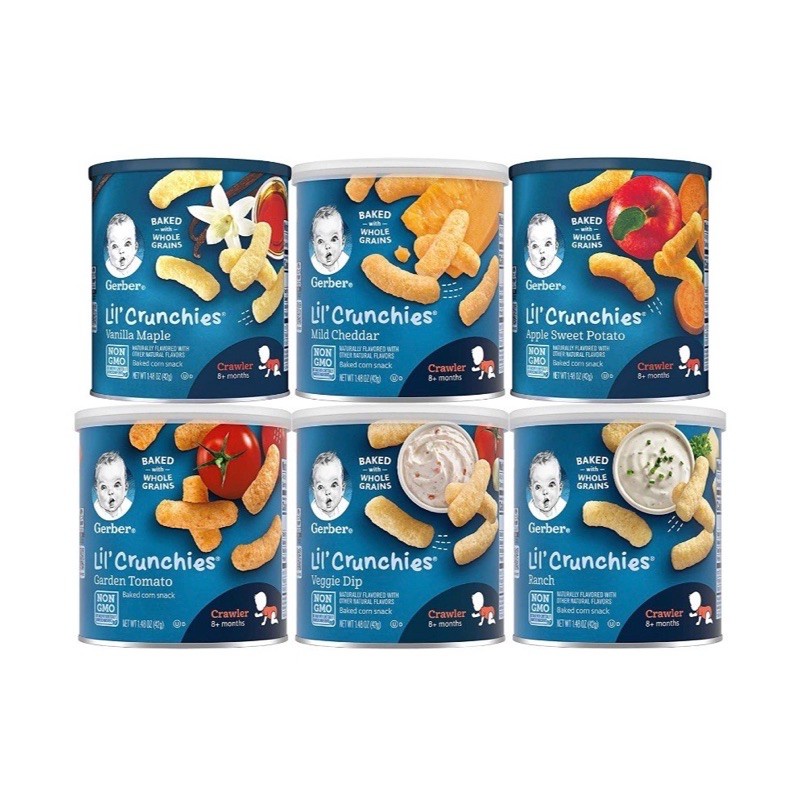 SET 2 BÁNH ĂN DẶM GERBER HÌNH KHÚC GIAO NGẪU NHIÊN