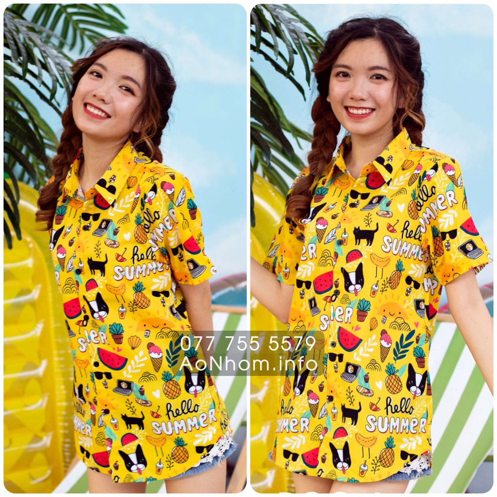 Áo Sơ mi Hoạt hình ★ Hello Summer #01 | BigBuy360 - bigbuy360.vn