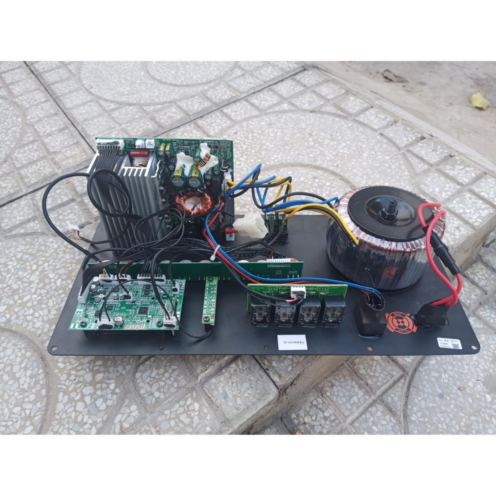 Bo Mạch Loa Kéo Nguồn Xuyến đánh Bass 4 tấc đôi, 5 Tấc đơn có Reverb DSP 15, kích thước 14.5 * 35