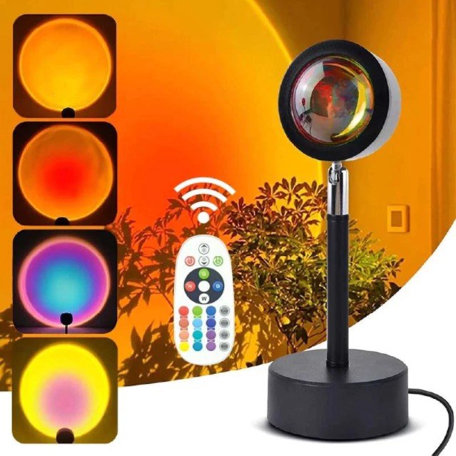 Đèn led hoàng hôn hot tik tok 16 Màu sắc thay đổi bằng điều khiển thông minh chụp hình quay video triệu view