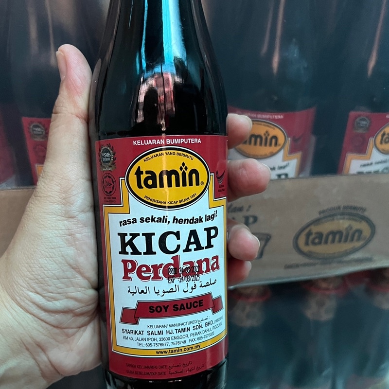 Hắc xì dầu Malaysia Kicap Tamin-chai 330ml