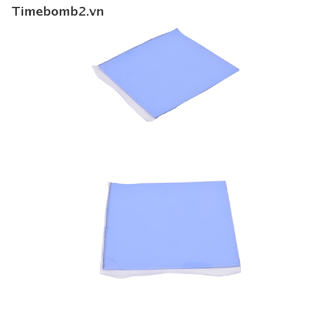 Bộ 2 Tấm Tản Nhiệt CPU Màu Xanh Dương Kích Thước 100mmx100mmx1.5mm