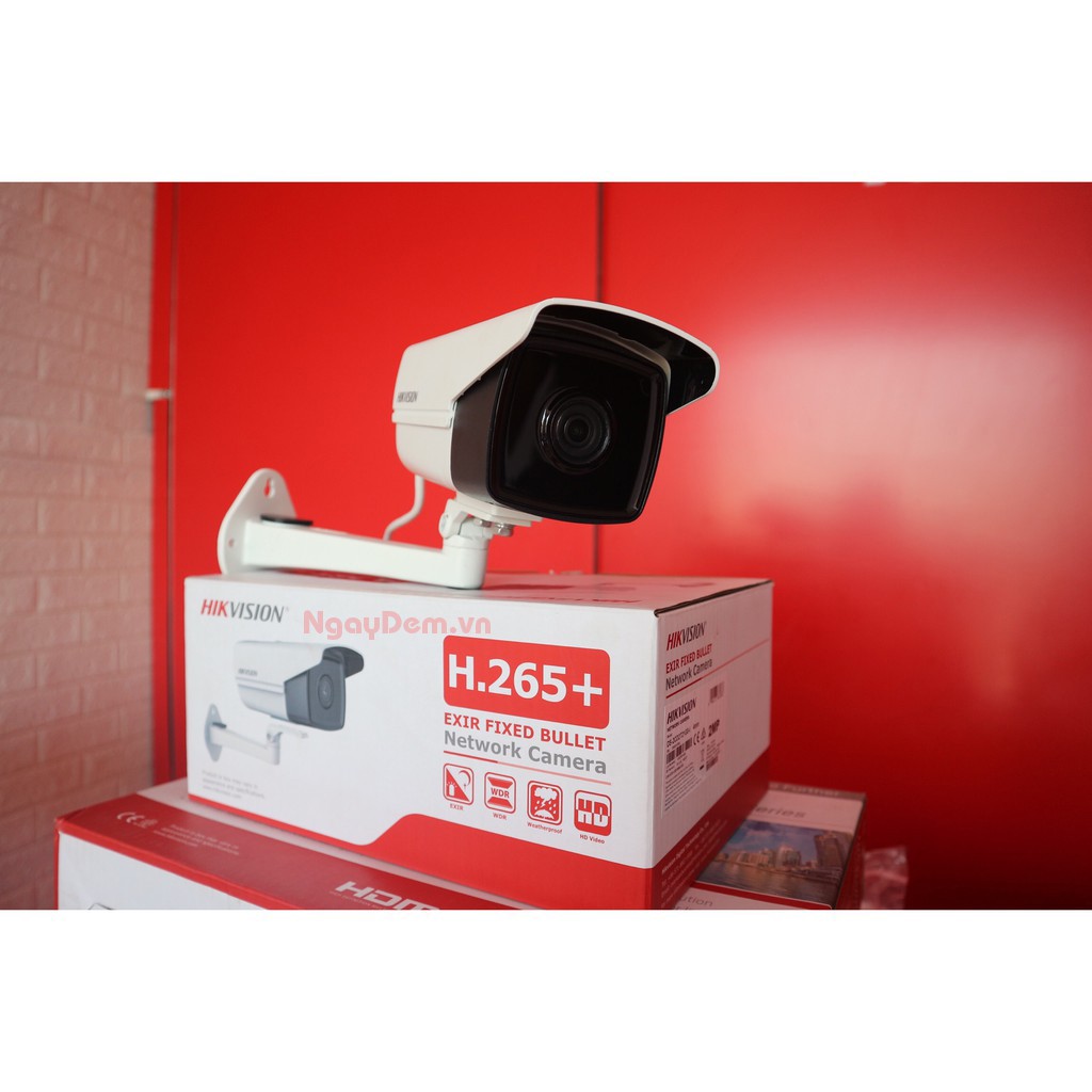 Camera IP Trụ Hikvision 2MP DS-2CD2T21G0-I FULL HD 1080P  - Hàng chính hãng bảo hành 24 tháng